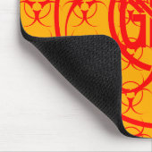 No GMOマウスパッド生物学的災害［有害物質］警告のNo GMOマウスパッド マウスパッド (コーナー)