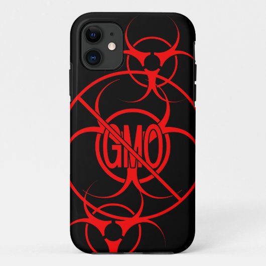 No GMO iPhoneケース生物学的災害［有害物質］GMO iPhone 5ケース Case-Mate iPhoneケース (裏面)