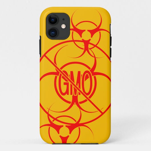No GMO iPhoneケース生物学的災害［有害物質］GMO iPhone 5ケース Case-Mate iPhoneケース (裏面)
