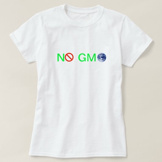 NO GMO Tシャツ (デザイン正面)