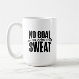 No Goal Met Minimalist Accountability & Success Mi コーヒーマグカップ