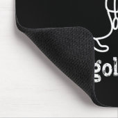 No Golf Today悲しいスおもしろいティックマンゴルファーのユーモアゴルフ マウスパッド (コーナー)