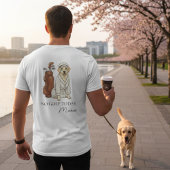 No Golf Today Labrador Personalized Men's T-Shirt Tシャツ