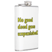 No good deed goes unpunished フラスク (右)