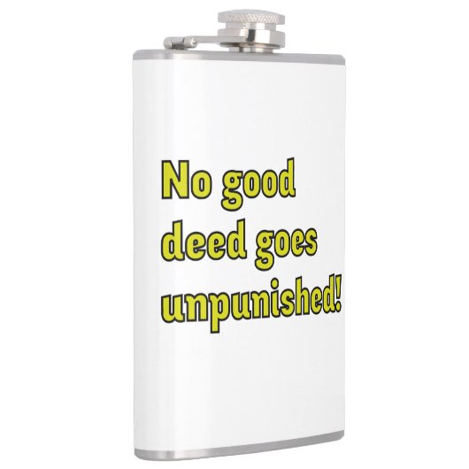 No good deed goes unpunished フラスク (右)