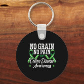 No Grain No Pain Celiac病認識度月 キーホルダー (正面)