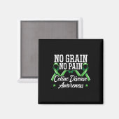 No Grain No Pain Celiac病認識度月 マグネット (正面/裏面)