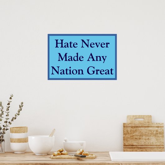 No Great Nation Hates ポスター (キッチン)
