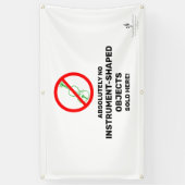 No Green Violinsローカルミュージックストア 横断幕 (縦)