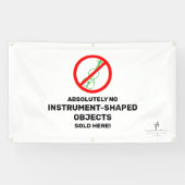 No Green Violinsローカルミュージックストア 横断幕 (横)