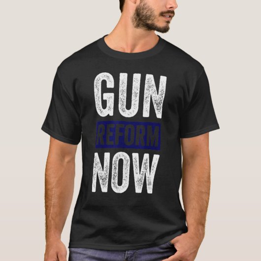No Gun認識度日Enough End Gun Warvirance Gun R Tシャツ (正面)