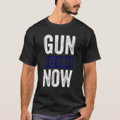 No Gun認識度日Enough End Gun Warvirance Gun R Tシャツ (正面)