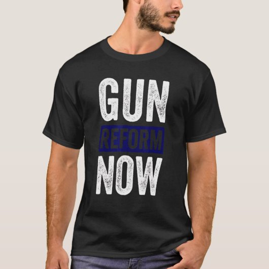 No Gun認識度日Enough End Gun Warvirance Gun R Tシャツ (正面)