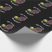 No Guts No GloryテニスパおもしろいンダークBG ラッピングペーパー (角)