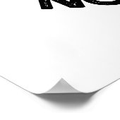 No Guts No Gloryテニスパおもしろいン ポスター (角)