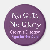 No Guts No Glory マグネット (正面)