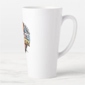 No Guts, No Glory: Motivational & Success Mindset カフェラテマグ (右)