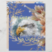 No Guts No Glory Poetryパーソナライズされた紙 (正面/裏面)