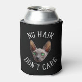 No Hair 気に Not Sphynx Catおもしろい 缶クーラー (缶正面)