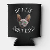 No Hair 気に Not Sphynx Catおもしろい 缶クーラー (正面)