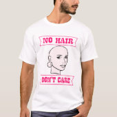 No Hair Do 気に Not Her ©WhiteTigerLLC.Com # Tシャツ (正面)