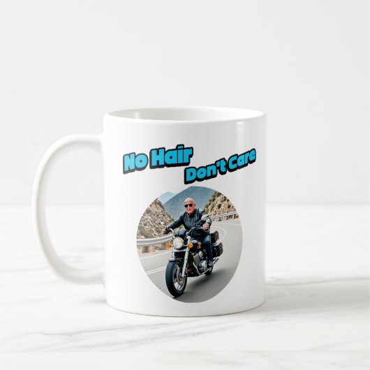 No hair Don't Care コーヒーマグカップ (左)