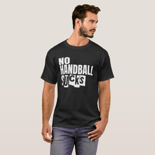 No Handball Sucks Tシャツ (正面フル)