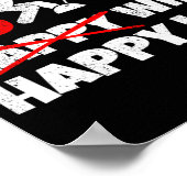 No Happy Wife Happy Life Wids花婿マリグ ポスター (角)