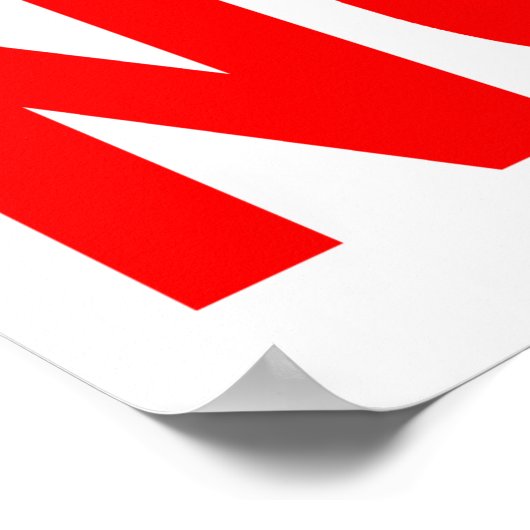 "No Hate, No Fear, No Trump!" Poster ポスター (角)