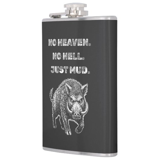 No Heaven. No Hell. Just Mud. フラスク (左)