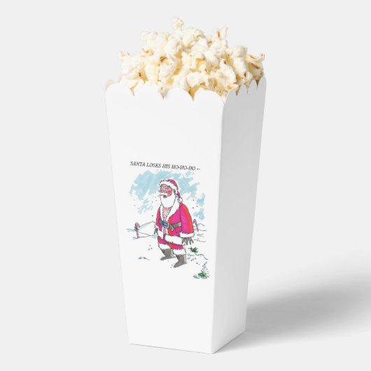 No Ho Ho Ho w text popcorn boxes フェイバーボックス (はじけた状態)