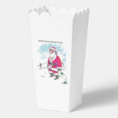 No Ho Ho Ho w text popcorn boxes フェイバーボックス (正面)