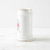 No Ho-Ho-White stein w金ゴールドトリム ビールジョッキ (中央)