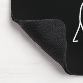 No Hockey Today Funny Sad Stickman Hockey Lovers M マウスパッド (コーナー)