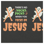 NO HOCUS POCUS CHRISTIANハロウィーン ファブリック (クローズアップ)