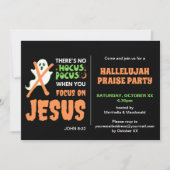 NO HOCUS POCUS CHRISTIANハロウィーン 招待状 (正面)