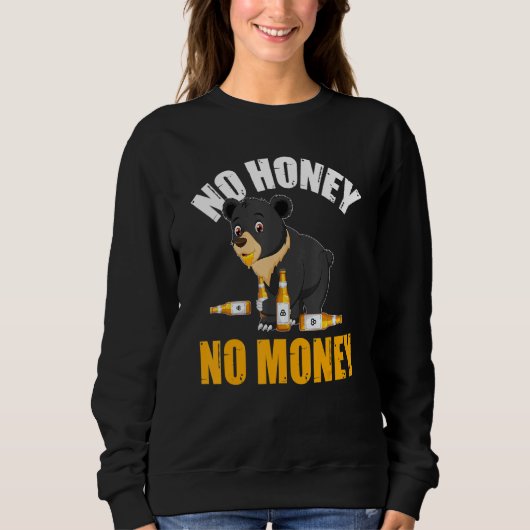No honey no money スウェットシャツ (正面)