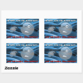 No Hope Smoky Blueステッカー 長方形シール (シート)