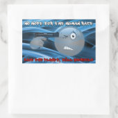 No Hope Smoky Blueステッカー 長方形シール (バッグ)