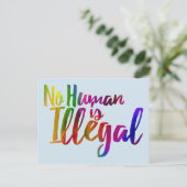 No Human Is Illegalはがき ポストカード (スタンド正面)