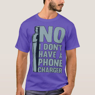No I Donx27t電話チャージャーバーテンダーバーCo Tシャツ