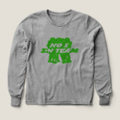 No I in Team Kid's Long-Sleeve Tee (デザイン正面)