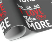 No I Love You More人間関係・カップル・ラブ ラッピングペーパー (ロールコーナー)