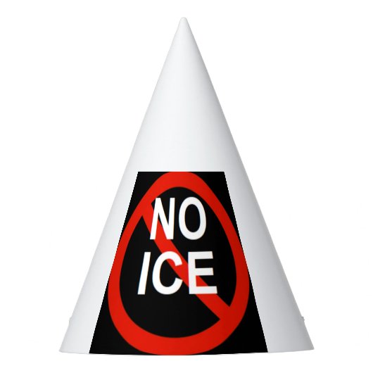 NO ICE  パーティーハット (正面)