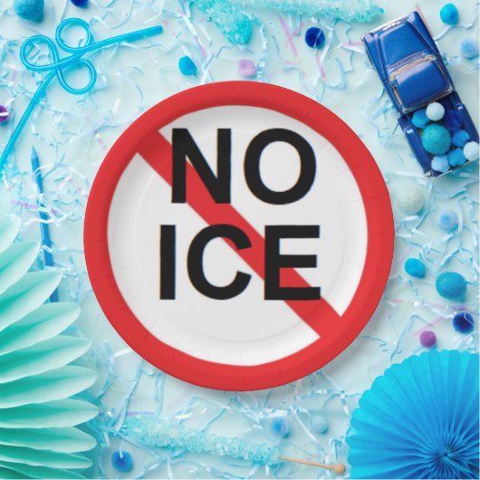 NO ICE  ペーパープレート (パーティー)