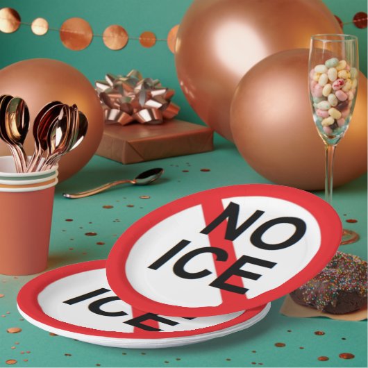 NO ICE  ペーパープレート (複数)