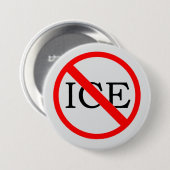 "NO ICE" Button 缶バッジ (正面&裏面)