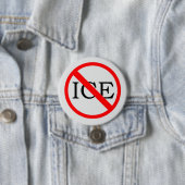 "NO ICE" Button 缶バッジ (インサイチュ)
