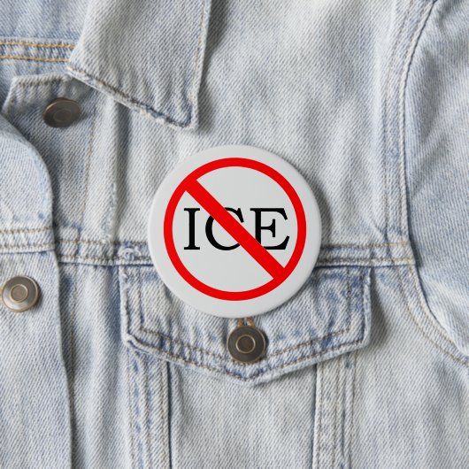 "NO ICE" Button 缶バッジ (インサイチュ)