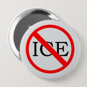"NO ICE" Button 缶バッジ (正面&裏面)